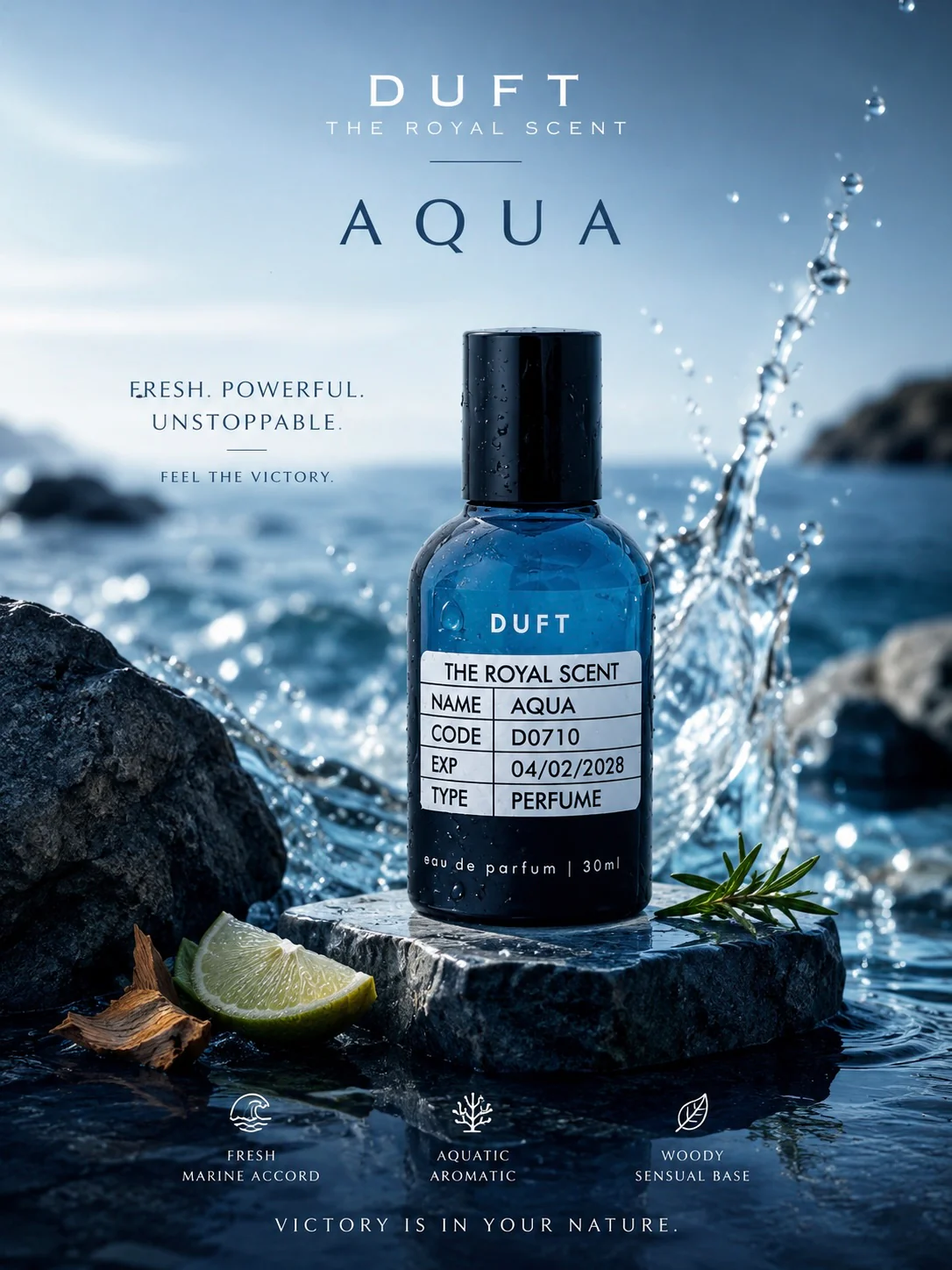 Duft Aqua – Men | Fresh Aquatic Scent (30ml.)